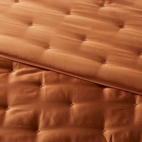 Threshold - Full/Queen TENCEL Comforter and Sham Set Copper - Copper - Picture 2 of 4